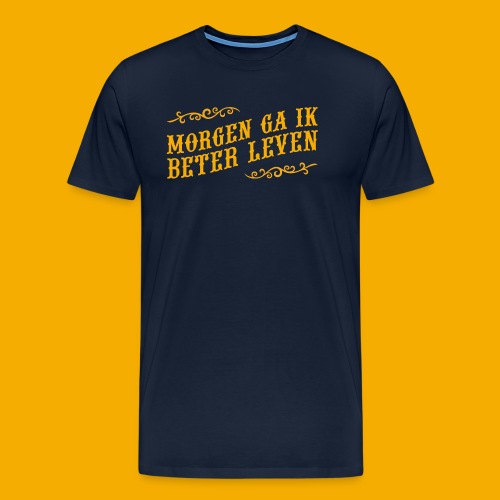 tshirt yllw 01 - Mannen Premium T-shirt