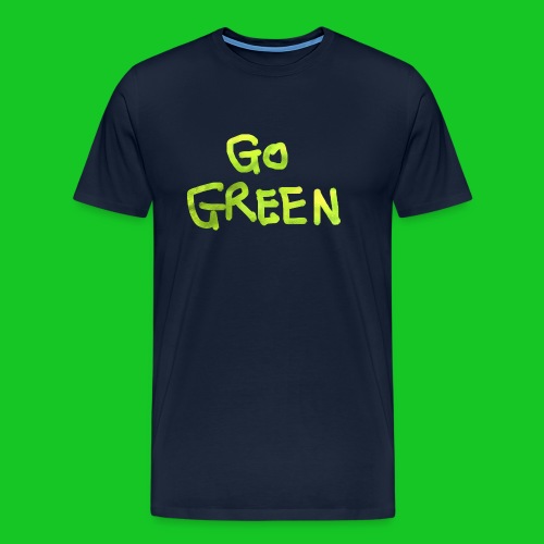 Go Green - Mannen Premium T-shirt