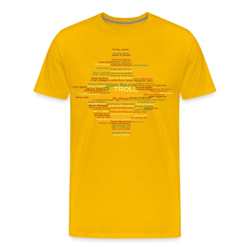 Pytroll wordcloud march 2019 - Men's Premium T-Shirt