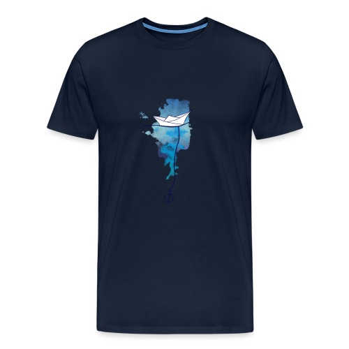 Papierschiff - Männer Premium T-Shirt