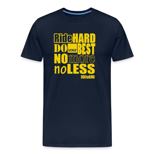 ridehard yellow - Men's Premium T-Shirt