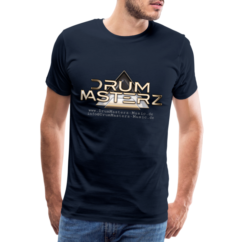 Logo mit webseite - Männer Premium T-Shirt