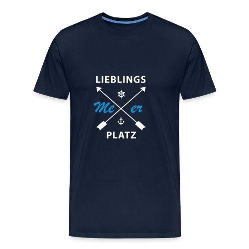 Lieblingsplatz Meer - Männer Premium T-Shirt