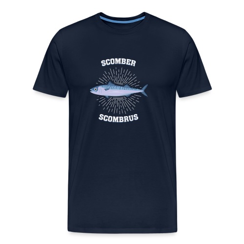 Scomber scombrus Makrele Geschenk Salzwasser Fisch - Männer Premium T-Shirt