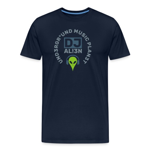 DJ Underground Music Planet Aliens - Männer Premium T-Shirt