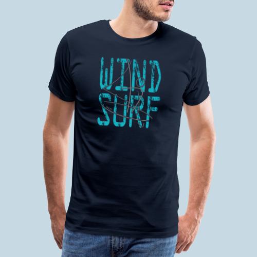 Sylwetka windsurfingu - Koszulka męska Premium