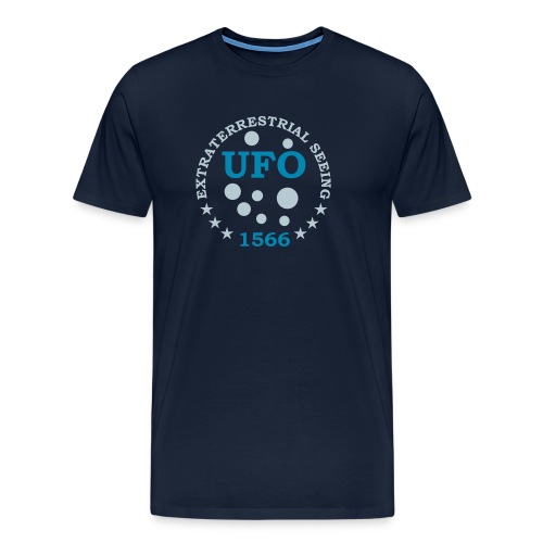 UFO 1566 Udenjordisk Seeing - Herre premium T-shirt