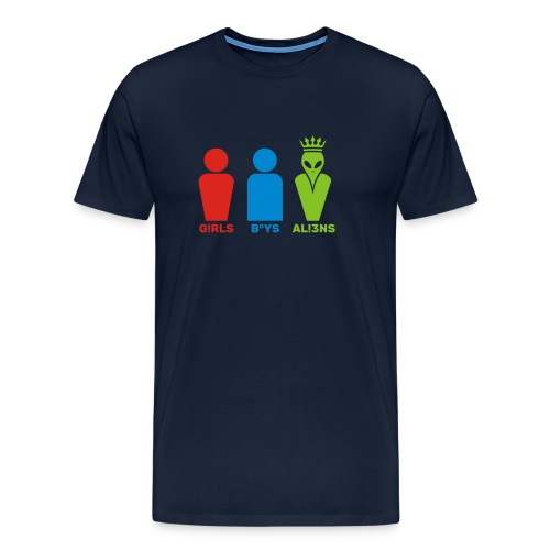 Piger Drenge Aliens - Herre premium T-shirt