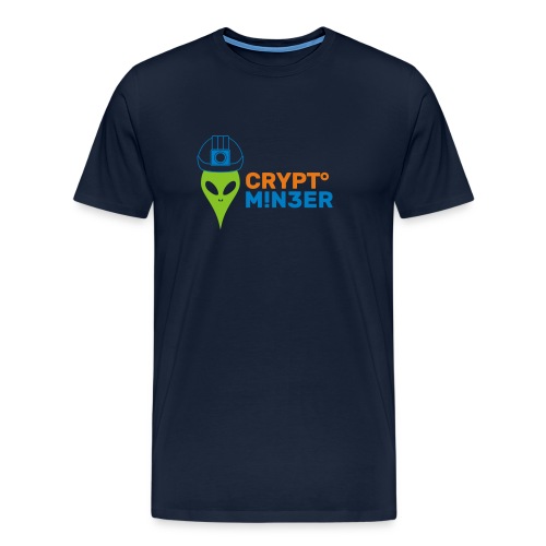 Krypto-minearbejder - Herre premium T-shirt