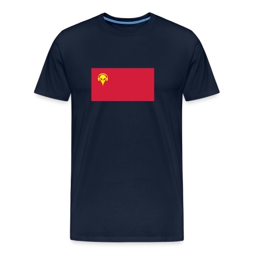 Fodbold T-shirt Kina Music Alien - Herre premium T-shirt