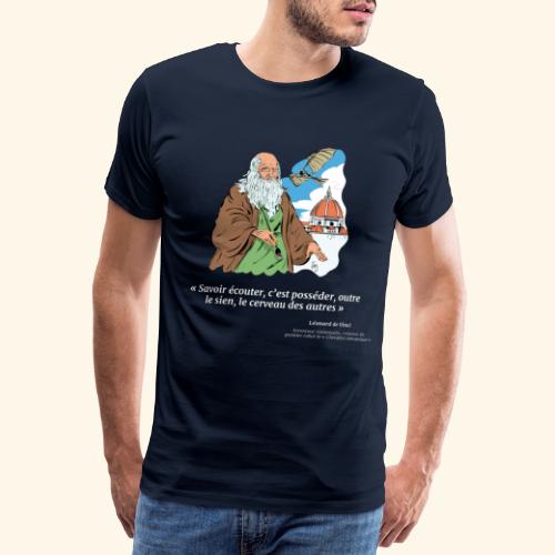 Léonard de Vinci, inventeur de génie - T-shirt Premium Homme