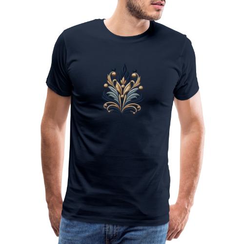 Noble Crest Embroidery Tee - Men's Premium T-Shirt