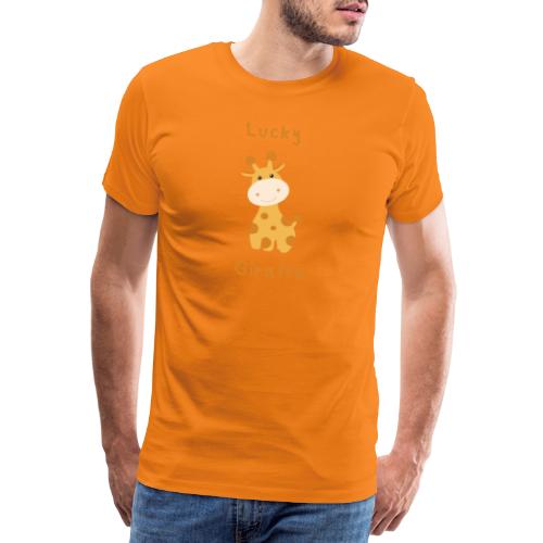 Lucky Giraffe - Koszulka męska Premium