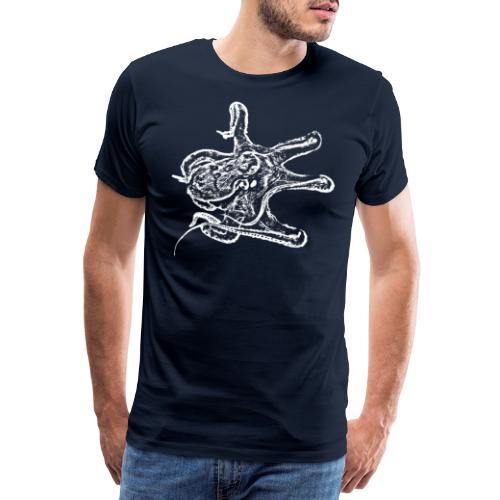 Octopus weiss - Männer Premium T-Shirt