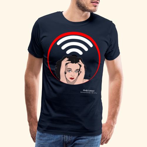 Hedy Lamarr inventrice du Wi-Fi - T-shirt Premium Homme