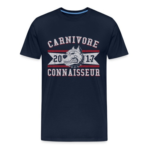 Bulldogge (Bulldog) Carnivore - Vintage College Sw - Männer Premium T-Shirt