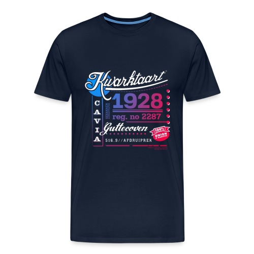 Kwarktaart - Mannen Premium T-shirt