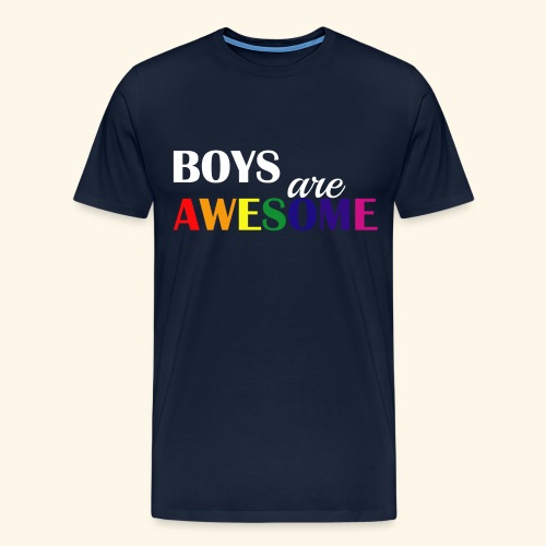 Boys are awesome! - Koszulka męska Premium