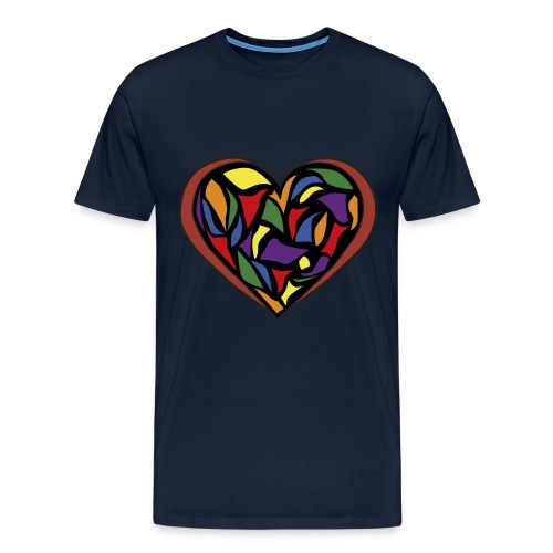 glass heart - Men's Premium T-Shirt
