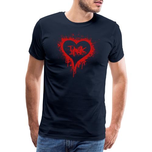 I Love Ink red - Männer Premium T-Shirt