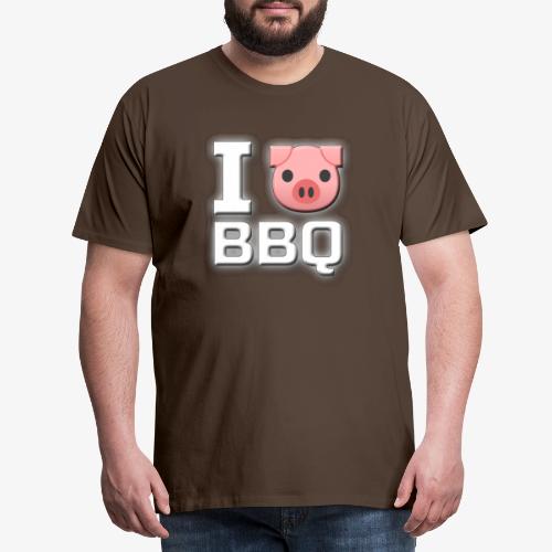 I love Barbecue - NasQ BBQ - Mannen Premium T-shirt