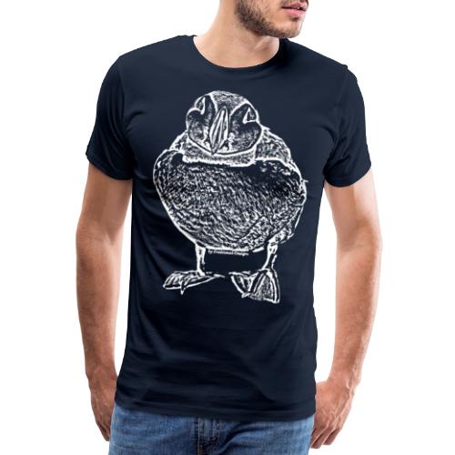 Papageientaucher - Islands Lieblinge weiss - Männer Premium T-Shirt