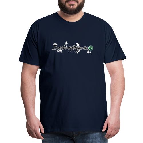 Zootierpflegerin, Logo - Männer Premium T-Shirt