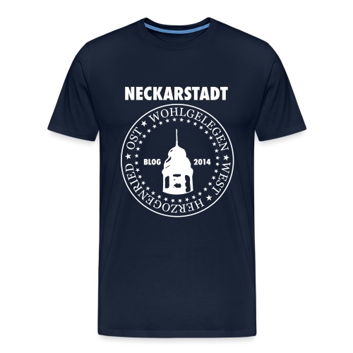 Neckarstadt – Blog seit 2014 (Logo hell) - Männer Premium T-Shirt