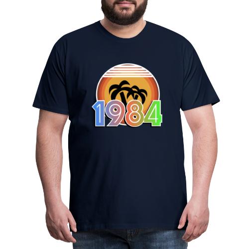 1984 80er Jahre Design - Männer Premium T-Shirt