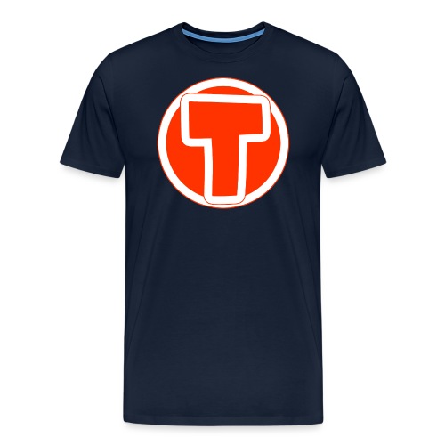 Game shirt #13 White and orange logo - Men's Premium T-Shirt