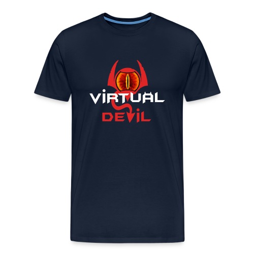 Logo VIRTUAL DEVIL Black background - T-shirt Premium Homme