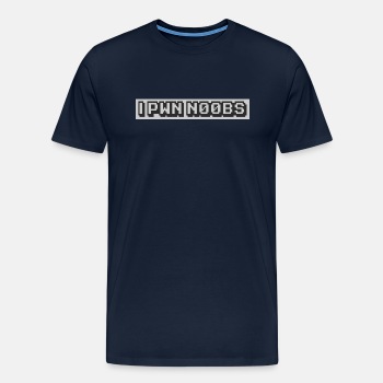 I pwn n00bs - Premium T-skjorte for menn