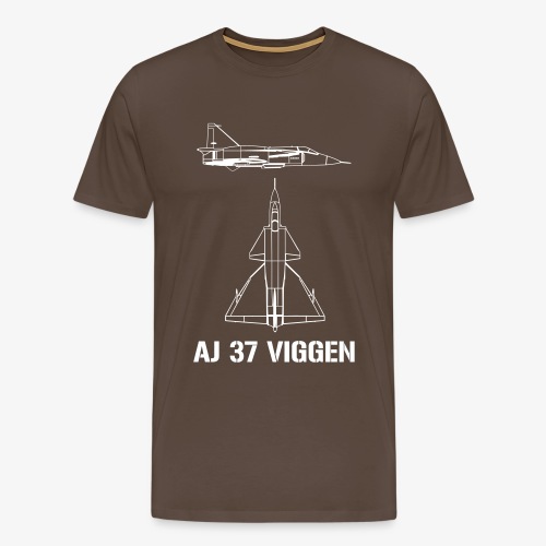AJ 37 VIGGEN - Premium-T-shirt herr