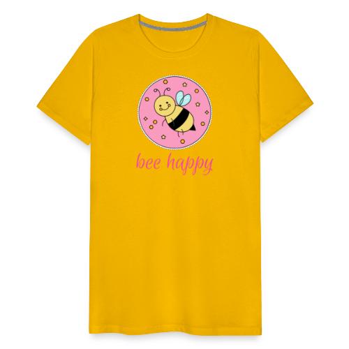 bee happy - Männer Premium T-Shirt