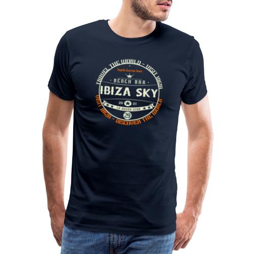 IBIZA SKY Beach Bar 29 - Travel The World - Button - Männer Premium T-Shirt