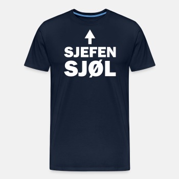 Sjefen sjøl - Premium T-skjorte for menn