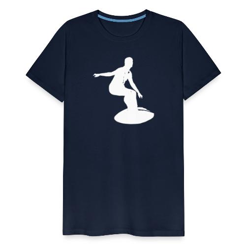 Motif surfeur à personnaliser avec ton texte ! - T-shirt Premium Homme