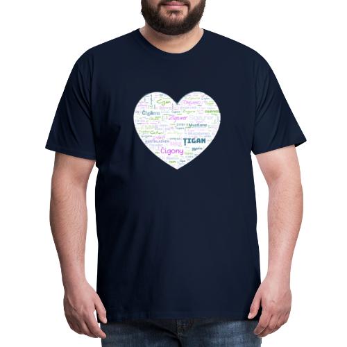 Love Heart / Herz Multi-Gypsy - Männer Premium T-Shirt