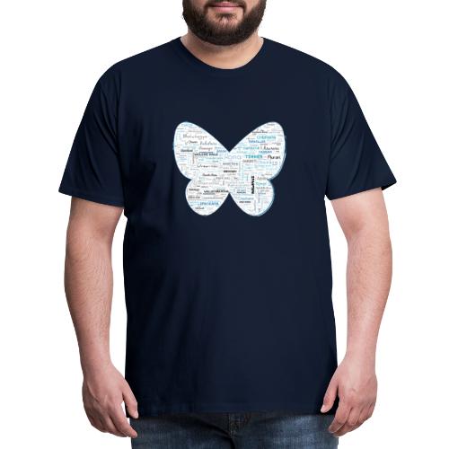 Butterfly -Clans Roma -Gypsy Tribes Word Art Cloud - Männer Premium T-Shirt