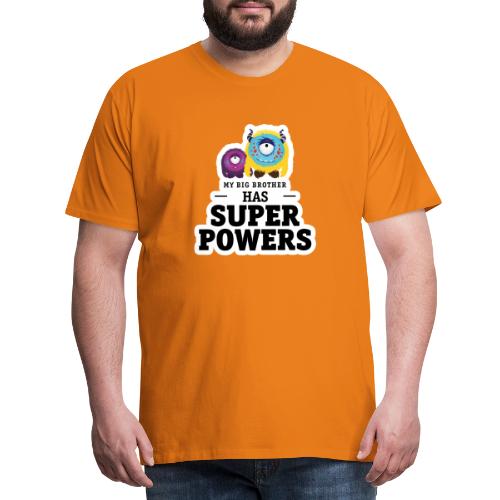Mein großer Bruder hat Superkräfte - Männer Premium T-Shirt
