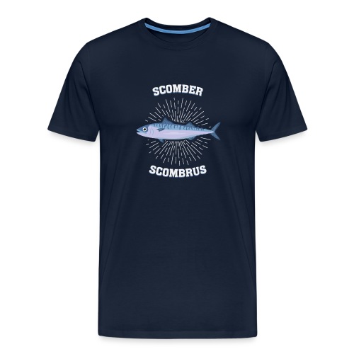 Scomber scombrus Makrele Geschenk Salzwasser Fisch - Männer Premium T-Shirt