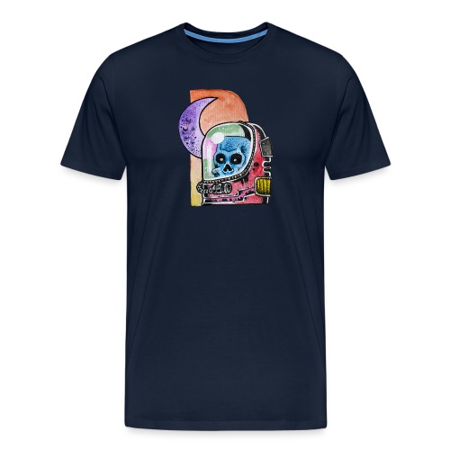 Calavera espacial - Camiseta premium hombre