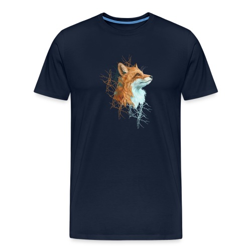 Happy Fox - Herre premium T-shirt