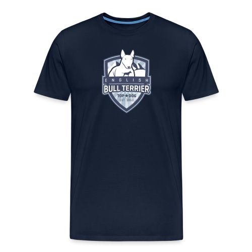English Bull Terrier Mountains - Männer Premium T-Shirt