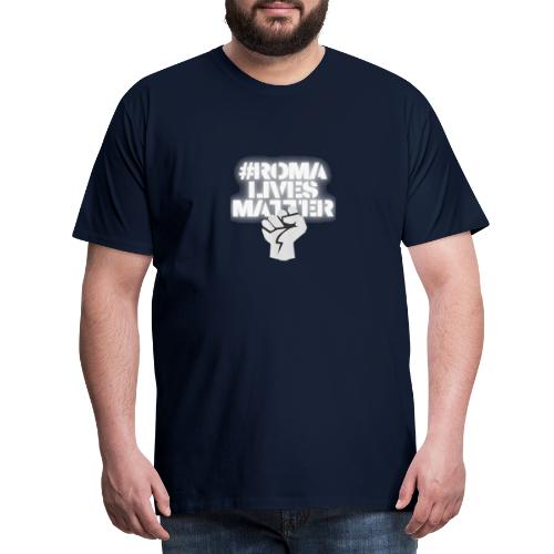 Roma Lives Matter - Fist - Männer Premium T-Shirt