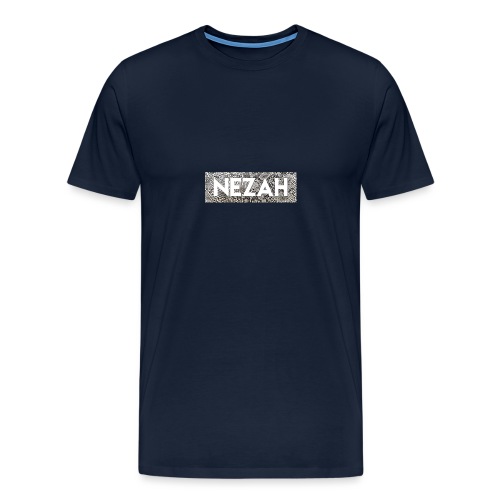 Nezah Snake Skin Box Logo - Men's Premium T-Shirt