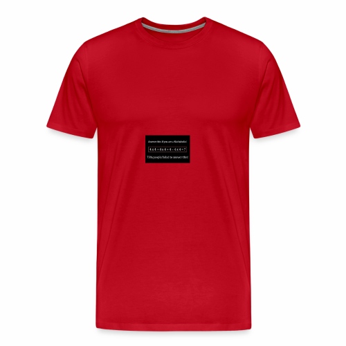 Math Problem - Men's Premium T-Shirt