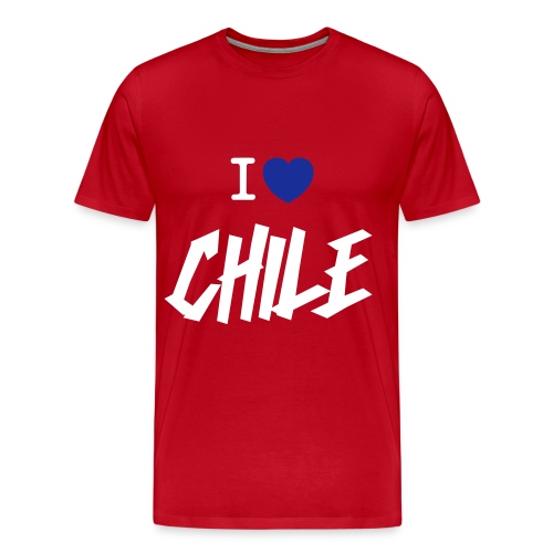 I Love Chile Graffiti - Premium-T-shirt herr