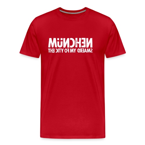München (white oldstyle) - Männer Premium T-Shirt