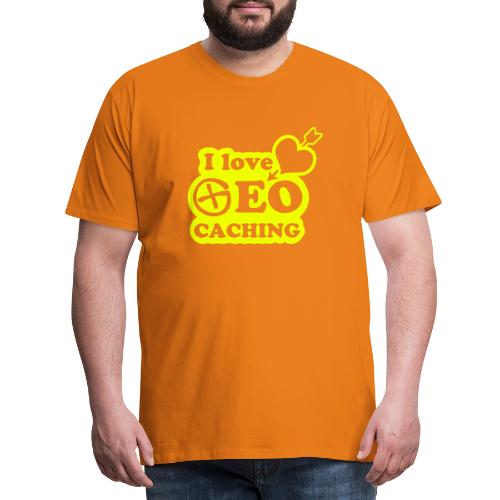 I love Geocaching - 1color - 2011 - Männer Premium T-Shirt